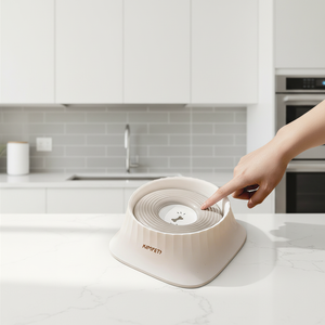 <span class=keywords><strong>Bowl</strong></span> de Água Suspenso Automático para Cães PP 5L à Prova de Respingo Design Não Molhado - Product Image 3