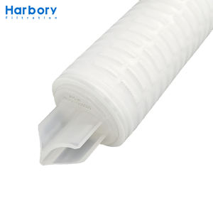 Профессиональный плиссированный фильтрующий картридж из полипропилена 0,1 микрон, <span class=keywords><strong>40</strong></span>-дюймовый мембранный фильтрующий картридж - Product Image 3