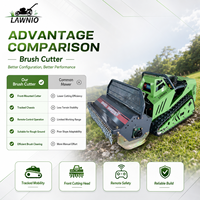 Tondeuse à gazon industrielle haut de gamme LOGWAY tout-terrain à braquage zéro, robuste, pour usage commercial et aménagement paysager