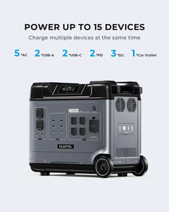 แบตเตอรี่สำรองพลังงานแสงอาทิตย์ US Stock สำหรับสถานีพกพา P5000E PRO ความจุ 5120Wh คลื่นไซน์บริสุทธิ์ ชาร์จเร็ว - Product Image 4