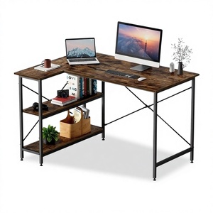 <span class=keywords><strong>Escritorio</strong></span> Modular en Forma de L Iyanen de Metal Curvo de 120 <span class=keywords><strong>cm</strong></span> para Deportes Electrónicos y Estudio en Casa, Requiere Ensamblaje - Product Image 1