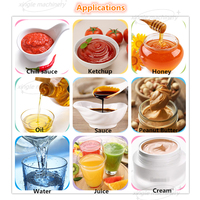 Ligne de remplissage automatique de pâte, machine de remplissage, de bouchage, de scellement, d'étiquetage et d'emballage pour sauce à la fraise, mayonnaise, ketchup