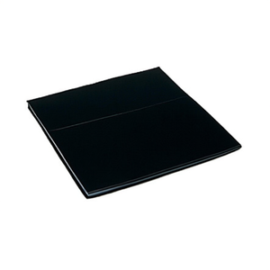 Plateau en MDF Fami pour armoire d'angle série Flexa, revêtement en caoutchouc noir, 718 x 600 x 31,5 mm, armoires à outils - Product Image 3