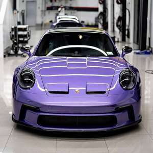 Cars Color Wrap Vinyl Foil Super Glossy Liquid Mercury Metal Violet Purple Car Body Wraps Vinyl Wraps With Air Bubble Free - Product Image 2