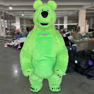 Costume Gonfiabile Gigante da Orso 2,6M, Mascotte Intera per Adulti, Vestito Gonfiabile per Spettacoli, Senza Batterie - Product Image 3