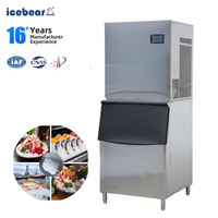 Machine à neige modulaire de 500 kg avec conception divisée, idéale pour la conservation des aliments