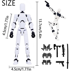 Titan 13 Hành Động Hình 2026 New Robot May Mắn 13 Hành Động Con Số 3D In Hành Động Con Số Cho Bé Trai Giả Robot 13 Hành Động Đồ Chơi - Product Image 4