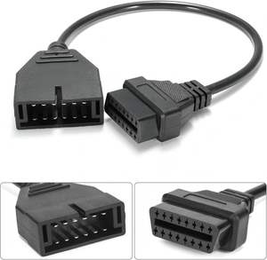 Адаптер AOTAI OBD1 к OBD2 GM OBD 1 сканер Кабельный считыватель кодов OBD1 12 контактов диагностический Удлинительный кабель - Product Image 2