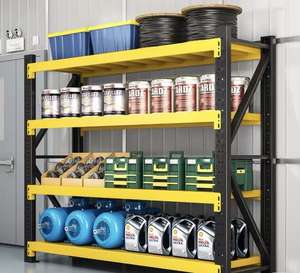 Estantes de Exhibición Multifuncionales de Acero Aleado Duradero, de Doble Cara y Alta Capacidad, Equipo de Almacenamiento de Carga Resistente - Product Image 2