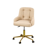 Tabouret de coiffeur réglable pivotant sur roulettes, chaise de salon de beauté