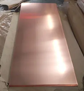 4x8 Hoja de cobre de latón Precio 99% Hojas de cobre puro C10100 C10200 C10300 Placa de cobre Rojo