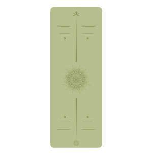 मैट पु प्राकृतिक रबर योग मैट, एंटी-स्लिप, पहनने के प्रतिरोधी, व्यायाम के लिए सदमे-अवशोषण. 183*68 सेमी - Product Image 1