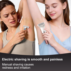 Afeitadora recargable inalámbrica <span class=keywords><strong>para</strong></span> vello púbico 4 en 1, depiladora íntima indolora <span class=keywords><strong>para</strong></span> mujeres y hombres - Product Image 4