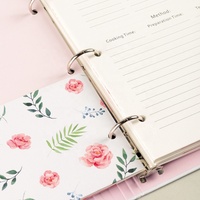 Journal alimentaire personnalisé, planificateur de cuisine, agenda de nourriture, carnet de cuisson pour la famille, pour régime