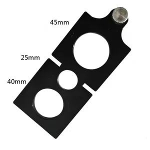 Alta qualidade 6 Folding Multiple Angle Ruler Ferramentas De Medição De Alumínio Telha cerâmica abertura locator Tile Hole Locator