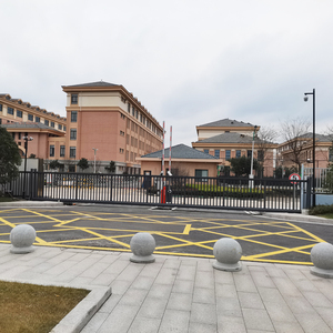 Cổng trượt hợp kim nhôm, cửa trượt tự động không ray, treo cantilever cho biệt thự, vườn, khách sạn, kho, nhà máy - Product Image 4