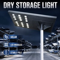 Lampe solaire LED haute puissance 600W, étanche, COB, pour éclairage extérieur de parking et de rue