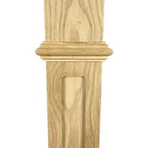 Z-RAILIG บันไดไม้ราวกระจกร่วมสมัยภายในบันไดสีแดงโอ๊ค 4092 กล่องแผงปิดภาคเรียน WoodNewel โพสต์ - Product Image 3