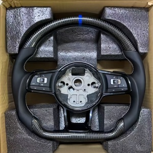 Volante de Fibra de Carbono Personalizado para Volkswagen VW Golf 6 7 MK7 5 GTI GTD GTE Polo Tiguan Touareg Passat CC Jetta - Product Image 6