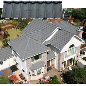 Vente en gros d'usine de matériaux de construction : Tôles de toiture métalliques revêtues de pierre de qualité supérieure <span class=keywords><strong>pour</strong></span> <span class=keywords><strong>chalet</strong></span> de conte de fées - Product Image 4
