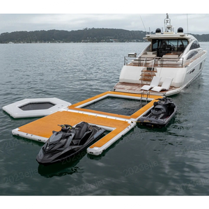 Plateforme aquatique gonflable commerciale, piscine flottante multi-usages pour yachts et zones côtières - Product Image 4