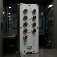 Switch Ethernet Industrial Moxa TN-5308A-WV-T de 8 Puertos PoE Plus, Compatible con EN 50155 para Redes Ferroviarias