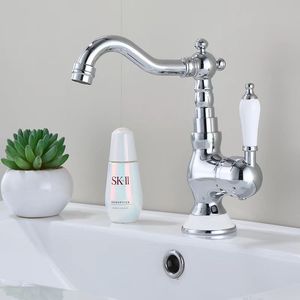 Grifo monomando termostático de latón antiguo europeo para lavabo, con válvula cerámica, montaje <span class=keywords><strong>en</strong></span> cubierta, un solo orificio, para exteriores, 3 años de garantía - Product Image 3