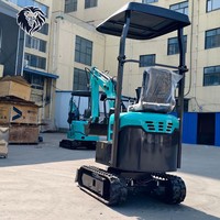 0.8 Ton 4 Ton Traktor Excavator CE Euro 5 Compact Digger Mini Bagger untuk Pertanian Kebun Konstruksi