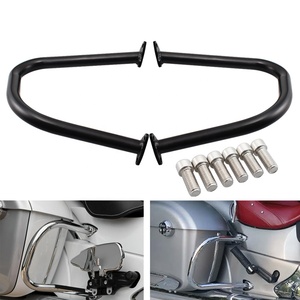 Barres d'autoroute noires chromées pour moto, arrière de motocyclette, adaptée au chef indien, Chieftain 2014, Roadmaster 2019 2015, 2016, 2017, 2018 - Product Image 2