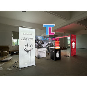 Mesas frontales de diseño moderno, de fácil configuración pantallas modulares, exhibición de medios de vídeo, mostrador de recepción, mesa LED de feria comercial - Product Image 2