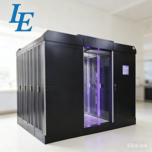 Microcentro de Datos Prefabricado con Sistema Integrado de Refrigeración y Alimentación, Gabinete de Acero Laminado en Frío SPCC, Estándar IEC297-2, Tamaño Personalizado, en Stock - Product Image 1