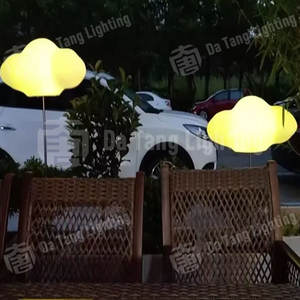 Hanging Cloud Christmas Halloween Decorative <b>Light</b> With Subtle Led Glow For Cafes Boutique Shops & Outdoor <b>Spaces</b> - Product Image 2