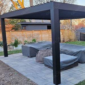Pérgola Moderna de Aluminio para Exteriores, Motorizada, Invernadero, Solárium, <span class=keywords><strong>Precio</strong></span> Competitivo, Invernadero de Cristal de Lujo - Product Image 5