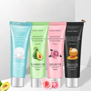 OEM Images Feuchtigkeit spendende Hand pflege Bio Shea Butter Perle Honig Rose White ning Hand creme