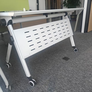 Bingkai meja lipat logam, meja komputer penghemat ruang kantor & meja latihan furnitur sekolah untuk penggunaan kantor & Sekolah - Product Image 4