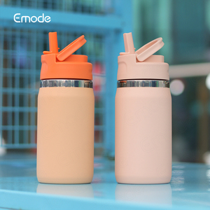 Bouteille d'eau isotherme pour enfants 12oz avec poignée, en acier inoxydable, anti-fuite, sans BPA, réutilisable pour l'école, les voyages et la salle de sport - Product Image 5