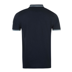 Service OEM personnalisable – Chemise décontractée unie à manches courtes boutonnée en jersey polyester/coton 220g tricoté, séchage rapide, pour homme - Product Image 2