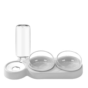 Kangdarpet Hot Sale 3-in-1 Automatic Feeder Quadrate <b>Bowl</b> <b>Raised</b> Stand Plastic Pet <b>Bowls</b> <b>Dogs</b> Modern Eco-Friendly Durable Easy - Product Image 1