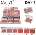 Poudre de blush Saniye, fini mat, maquillage minéral, style classique EA001 - Product Image 1
