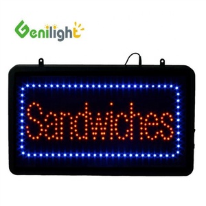 Genilight Panneau d'affichage intérieur 56*33cm super lumineux personnalisé LED LOTTO Open avec 1 an de garantie Multi Colors & Flashing - Product Image 3