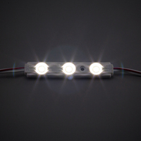 0.72W 3LEDs 12V DC Module LED étanche pour décoration extérieure et boîte à lumière LED d'injection publicitaire