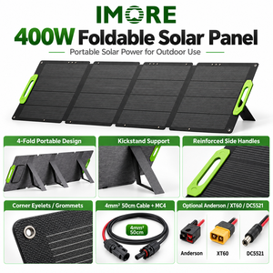 Paneles Solares Flexibles de 400W, Módulo Monocristalino Ligero para Camping, Caravana, Autocaravana y Yate - Product Image 4