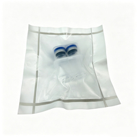 Lot de 2 flacons en verre borosilicate neutre stérile de 10 ml avec bouchon en aluminium et plastique, pochette Tyvek individuelle