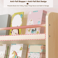 Estantería de Pared de Madera Moderna para Niños y Revistero, Muebles para Oficina en Casa Aptos para Niños Pequeños