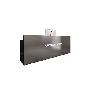 Simple Modern Stainless Steel Cashier Clothing Store Shop Small Counter Restaurant <b>bar</b> <b>Table</b> Beauty Salon Reception Desk - Product Image 3