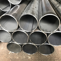 Tube en acier soudé ERW Q215 Q235B, longueur sur mesure pour structure de bâtiment