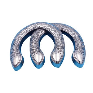 Hebilla de cinturón de herradura de plata antigua estilo europeo-americano, hebilla de placa de aleación de zinc, accesorio de cintura para hombre - Product Image 5
