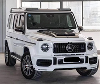 Pour Benz classe G W464 G800 fibre de carbone sèche B-style couverture de roue de secours spoiler couverture de moteur taille ligne plafonnier kit de carrosserie