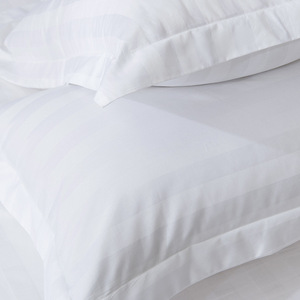 <span class=keywords><strong>Hotel</strong></span> in tessuto personalizzato all'ingrosso <span class=keywords><strong>hotel</strong></span> 300TC cotone bianco satinato <span class=keywords><strong>hotel</strong></span> biancheria da letto - Product Image 4