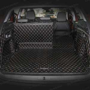 Tapis de coffre de voiture en cuir 3 couches, accessoires de cargaison, pour coffre de voiture, <span class=keywords><strong>3008</strong></span> 2016 <span class=keywords><strong>2017</strong></span> 2018 2019 2020 - Product Image 2